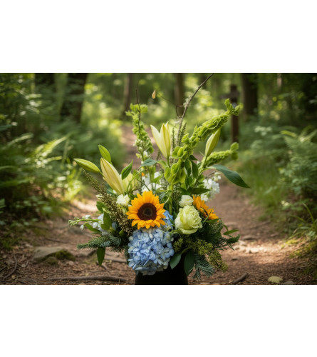 Into The Woods. An arrangement by Flower Snobs at Cityview.