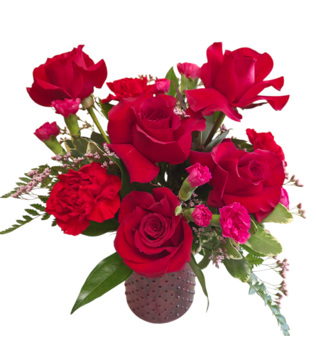 Ruby Beauty - Deluxe. An arrangement by Flower Trends Florists.