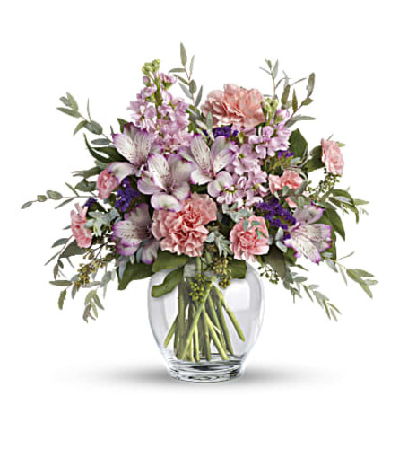 Teleflora's Pretty Pastel Bouquet. An arrangement by Love Floral.