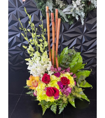 Enchanted Orchid Whisper. An arrangement by Hialeah Flowers.