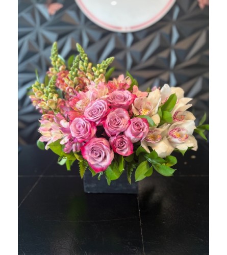 Blush Harmony Bouquet. An arrangement by Hialeah Flowers.