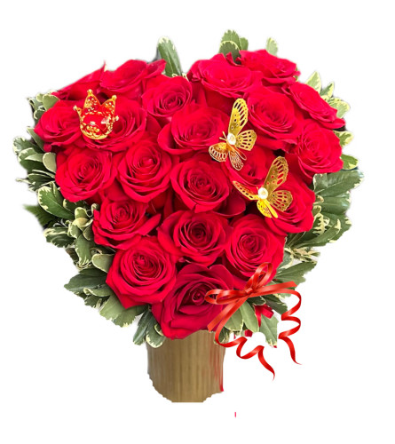 Forever in My Heart - Deluxe. An arrangement by Flowers by Peter.