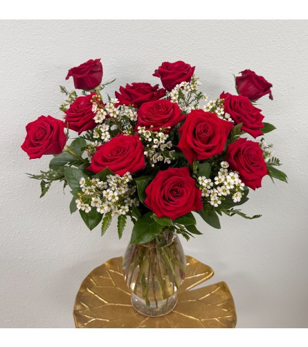 Luxury Dozen. An arrangement by Orange County Florist.