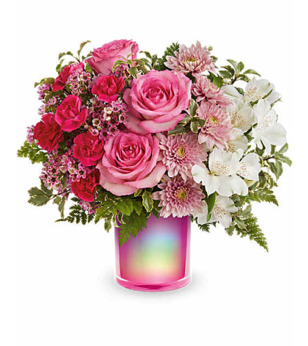 Gemstone Radiance Bouquet. An arrangement by Flowers and Beyond.