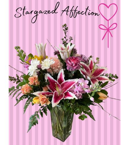 Stargazed Affection. An arrangement by Flower Barn.