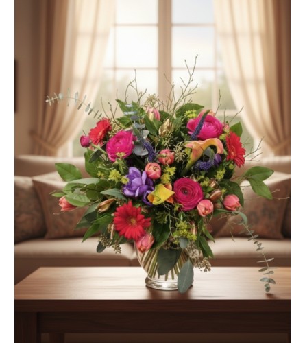 Colorburst Embrace. An arrangement by Grace Floral Design Barrie.