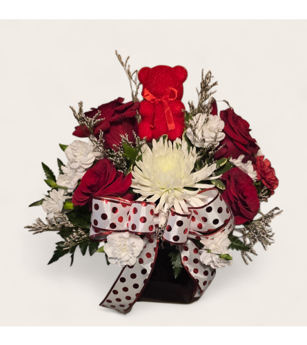 I Love You Beary Much. An arrangement by Passiflora Creations LLC.