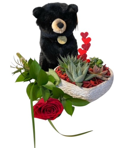 I'm a Succa for You! - Deluxe. An arrangement by Loyalist Flowers.