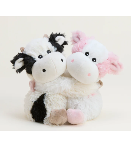 Cow Hug Warmies. An arrangement by Love Floral.