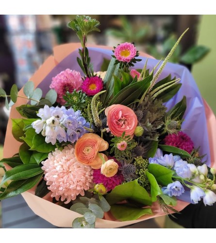 Serene petal Bouquet. An arrangement by Sophie's Flowers.