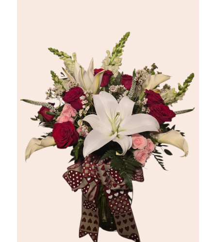 Be Mine Forever. An arrangement by Passiflora Creations LLC.