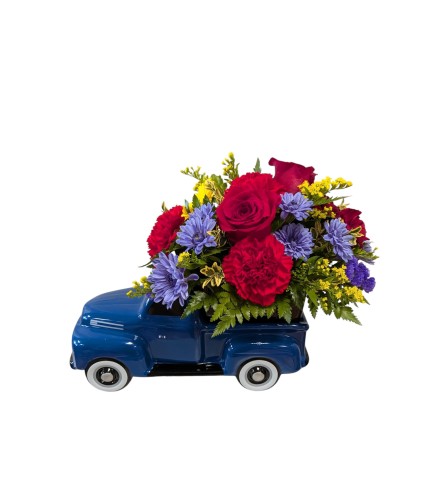 Rustic Romance Truck - Deluxe. An arrangement by My Secret Garden.