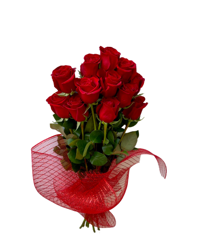 A Dozen Red Roses - Deluxe. An arrangement by Aylmer Flowers and Gifts.