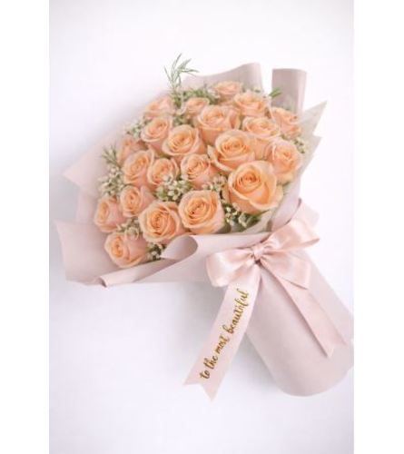 Radiant Love Bouquet - Deluxe. An arrangement by Geni's Florist and Gifts.