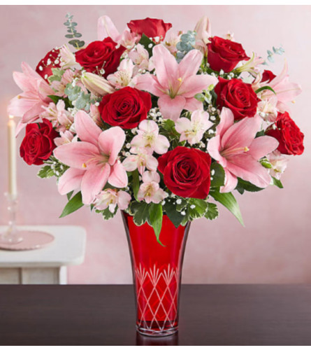 KEY TO MY HEART BOUQUET. An arrangement by Aventura Glamour Flowers.