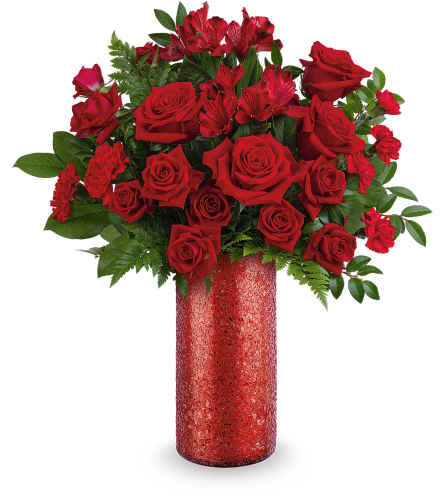 All My Rouge Bouquet - Deluxe. An arrangement by Sueppel's Flowers.