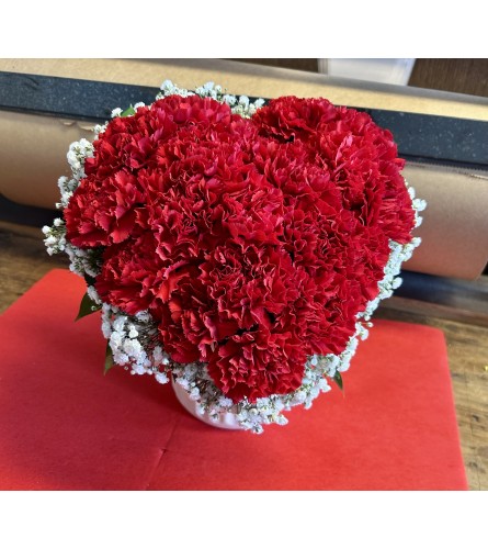 My big heart bouquet. An arrangement by Flowers in Bloom.