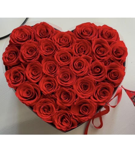 Forever Roses - Deluxe. An arrangement by Tom's Florist.