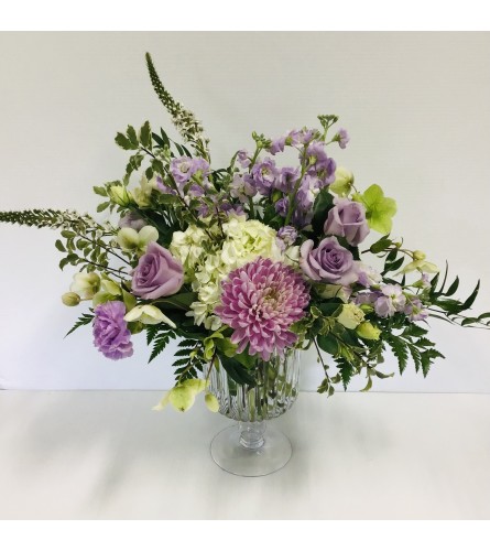Lavender love. An arrangement by Prestige Floral.