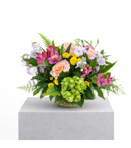 A New Spring Day. An arrangement by The Garden Gate Gifts and Florals.