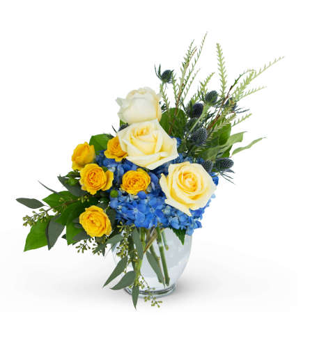 Land and Sky. An arrangement by Deer Valley Florist and Flower Delivery.