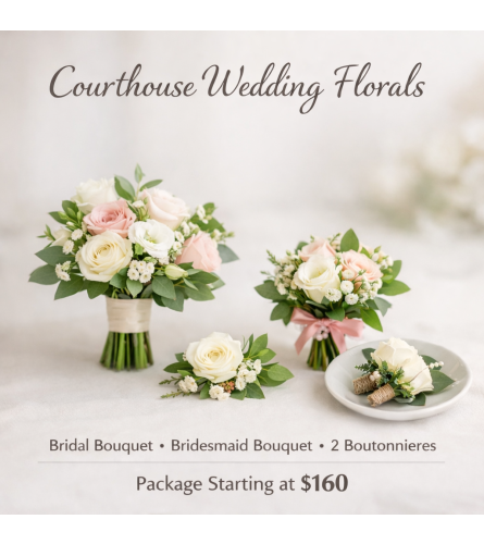 Simply Married Package - Deluxe. An arrangement by Donato's Floral.