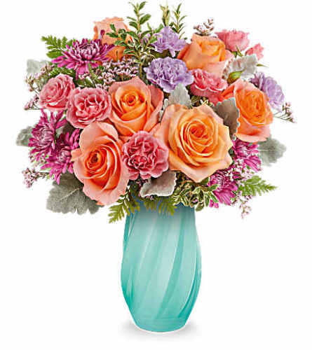 Blue Radiance Bouquet - Deluxe. An arrangement by Flowers of Jacksonville.