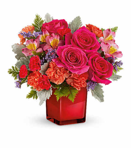 Teleflora's Garden Harmony Bouquet - Deluxe. An arrangement by Marivel's Florist and Gifts.