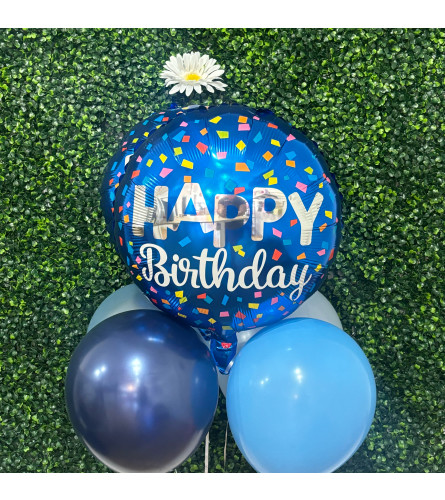 Happy Birthday Balloon Bouquet. An arrangement by Cincyfloralnista.