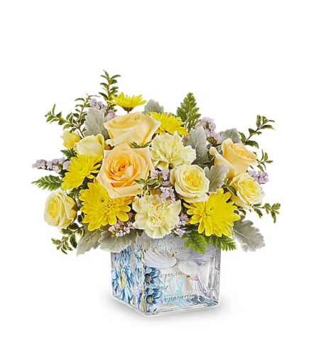 Wing's of Light Bouquet - Deluxe. An arrangement by North Liberty Flower Shop.