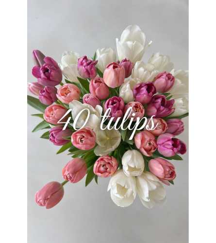 Spring Tulip Bouquet SALE! - Deluxe. An arrangement by Brooklin Floral and Garden Shoppe Inc..