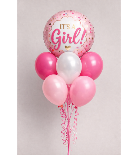 It's A Girl Designers Choice - Deluxe. An arrangement by Cincyfloralnista.