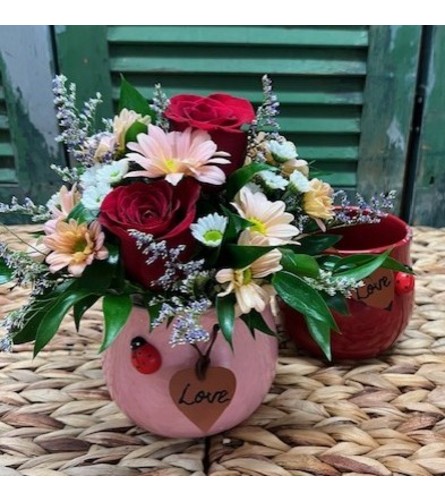 Love Bug Mom Bouquet. An arrangement by Forest Florist.
