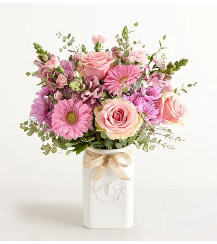 HONEY BEE FOR SPRING - Deluxe. An arrangement by J.D. Ballantine's Flowers and Gifts.
