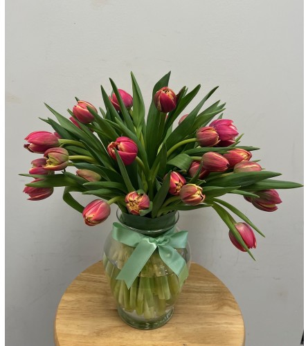 Floating Tulip Garden. An arrangement by Spring Garden Flowers.