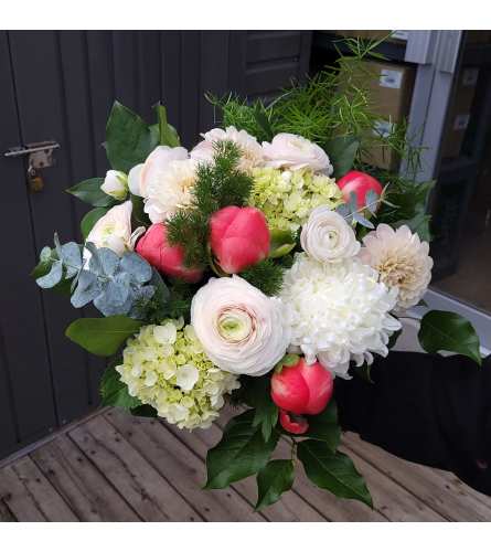 Peony Whisper Bouquet. An arrangement by Grace Floral Design Barrie.