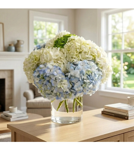 Hydrangea Waltz. An arrangement by Sophie's Flowers.