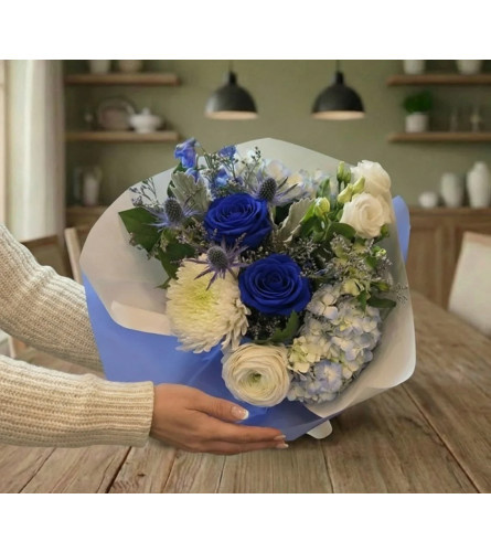 Midnight Sky Blooms. An arrangement by Sophie's Flowers.