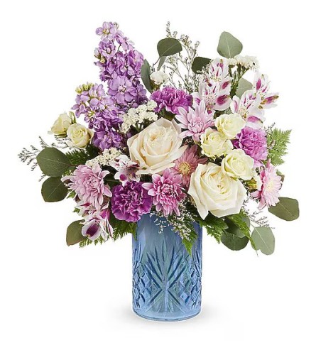 Blue Beauty 2026. An arrangement by Northwest Florist.