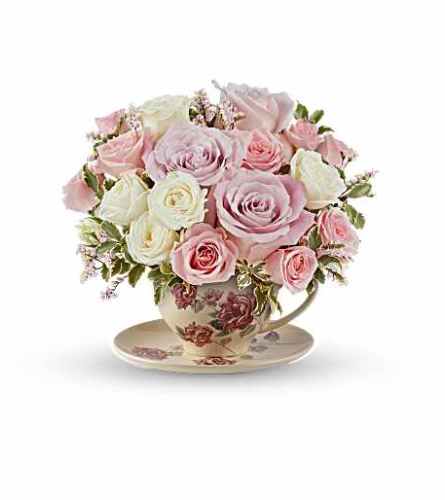 Blossoming Petals - Deluxe. An arrangement by Flowers of Jacksonville.