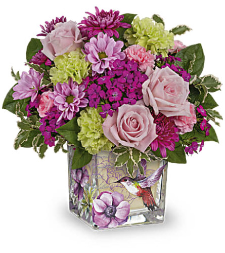 Hummingbird Garden Boquet - Deluxe. An arrangement by Flowers of Jacksonville.