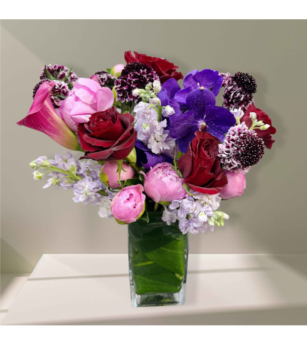 Velvet Bloom Luxe. An arrangement by Garden Florist.