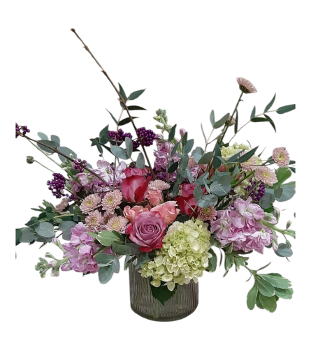 Blush Garden Dream. An arrangement by Flowers by Nancy Joslin.