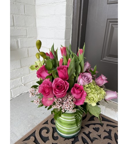 Vibrant Blooms Bouquet. An arrangement by Seasons Change Designs.