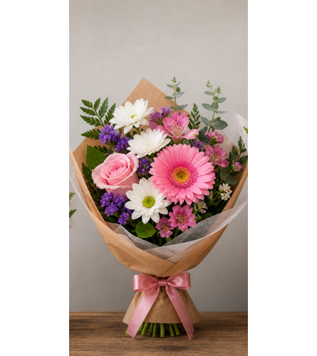 Celebration Presentation Bouquet - Deluxe. An arrangement by Donato's Floral.
