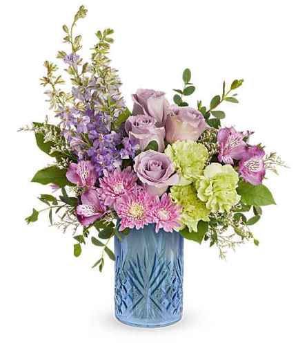Garden Whimsy Bouquet - Deluxe. An arrangement by Serrano Flowers.