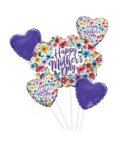 Mother's day balloon Bunch 2. An arrangement by Petals and Co..