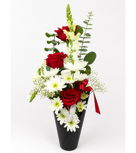 Iconic Cone Flower Arrangement. An arrangement by Shalimar Designs.