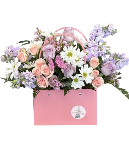 Fresh spring petals. An arrangement by Azi Flowers.