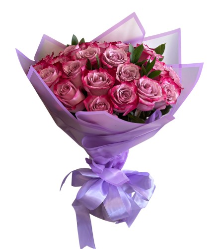 Lavender wrap. An arrangement by Azi Flowers.